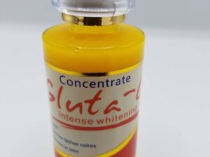 A bottle of concentrate for the skin