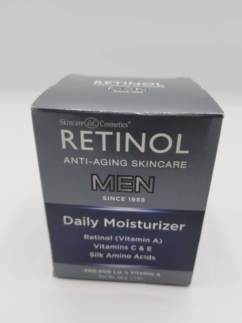 RETINOL ANTI-AGING SKINCARE MEN SINCE 1988 Daily Moisturizer for men.