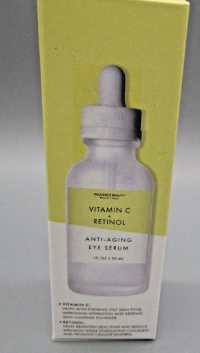 PROVENCE BEAUTY Vitamin C And Retinol Anti Aging Eye Cream 1oz. in a box.