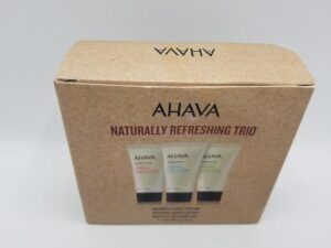 AHAVA DEAD SEA Naturally Refreshing Trio tote.