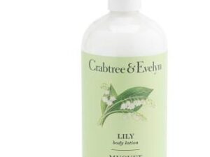 A bottle of Crabtree & Evelyn Lily Body Lotion 16.9 fl oz.