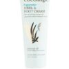 A tube of COCO MAGIC Peppermint Heel And Foot Cream 8oz.