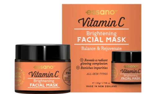 Essano Vitamin C Brightening FACIAL MASK ALL SKIN TYPES 50g/1.7fl oz.