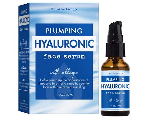 TRUEBOTANIX PLUMPING HYALURONIC face serum with collagen 1 FL OZ/30 ML