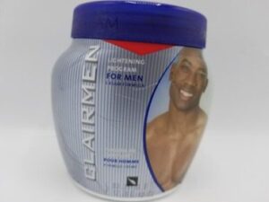 A jar of Clairmen Lightening Cream for Men 500ml.