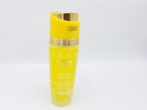 A yellow bottle of Bel Eclat 100% Action Lotion Eclaircissante Tonifiante Purifiante 7 Jours 100ml with a gold cap on a white background.