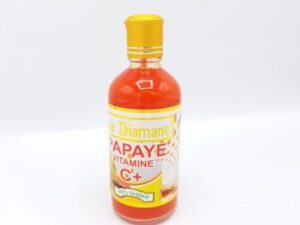 A bottle of Extra Diamond Papaya Vitamin C+ 100ml.