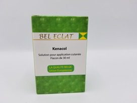 A box of Bel Eclat Action Exfoliating and Lightening Lotion - 7 Days on a white background.