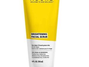 A tube of Acure Brightening Facial Scrub - 4 Fl Oz.