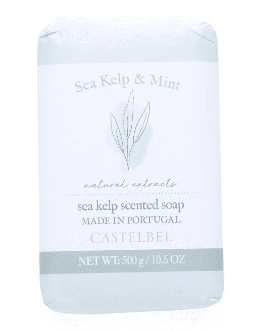 CASTELBEL Herbal Retreat Sea Kelp With Peppermint scented soap made in Portugal.