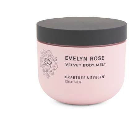 CRABTREE & EVELYN Rose Velvet Body Melt 8.4 fl oz.