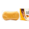 A dog 's paw soap is shown in its packaging.