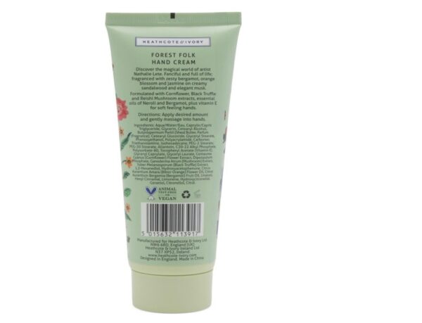 Heathcote & Ivory Nathalie Lete Forest Folk Orange Flower Hand Cream Bird - 3.3oz - Image 3