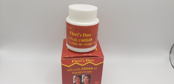 Flori's Duo with Pure Argan Oil Facial Cream for Dark Spot Removal (40g)