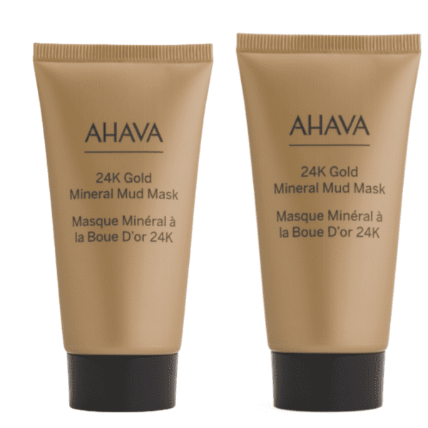 AHAVA 24K Gold Mineral Mud Mask 1.7 fl oz Set of 2