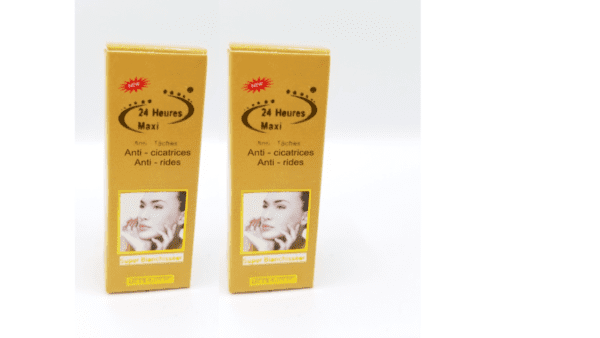 24 Heures Maxi Anti-Taches Anti-Cicatrices Anti-Rides Super Whitening Serum 20ml Set of 2