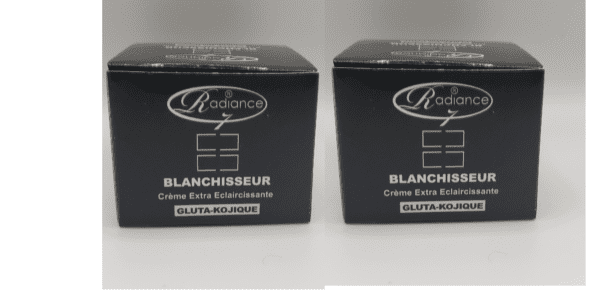 Radiance 7 Blanchisseur Extra Eclaircissant Gluta-Kojic Face Cream Dark Spots Remover 40Grs Set of 2