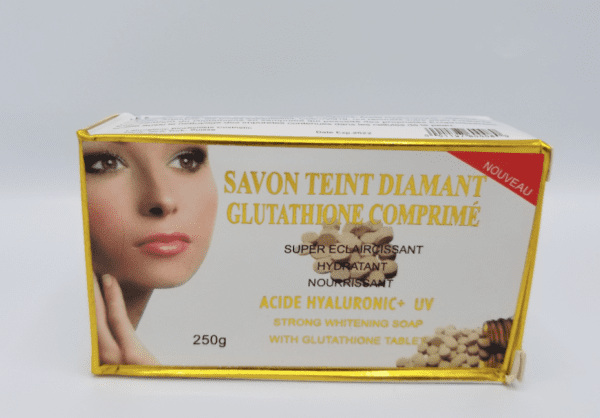 Savon Teint Diamant Glutathione Comprimé Super Éclaircissant Soap 250g