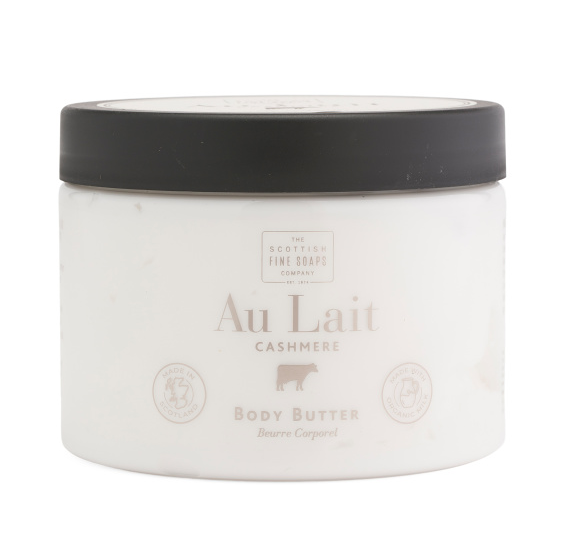 Scottish Fine Soaps Au Lait Cashmere Body Butter – 16.9 fl oz
