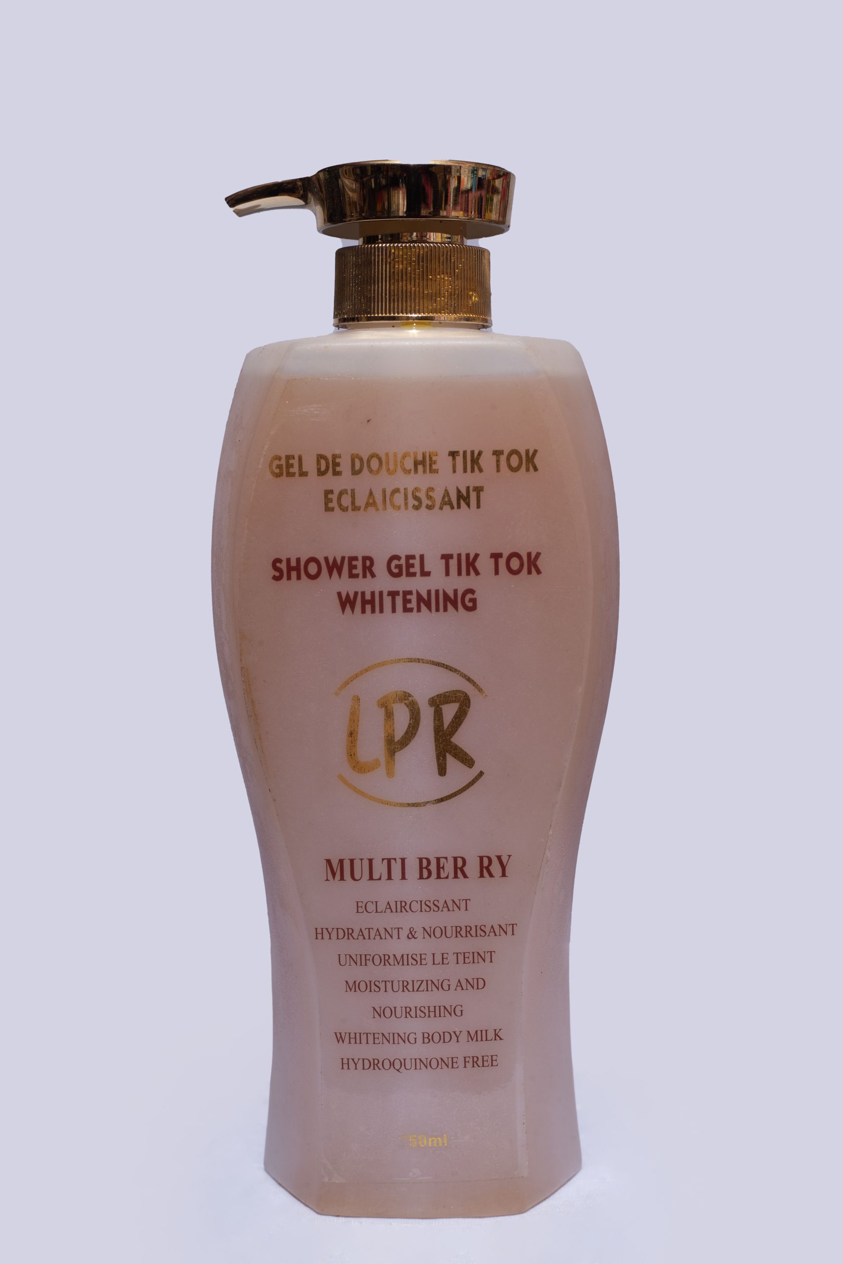LPR Tik Tok Whitening Shower Gel Multi Berry 750ml – Moisturizing & Brightening Body Wash