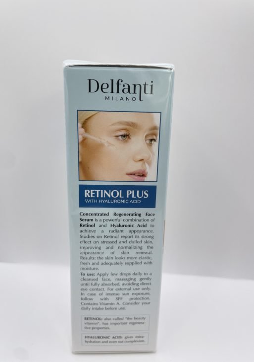 DELFANTI MILANO Retinol with Hyaluronic Acid Serum – 1.7 fl oz