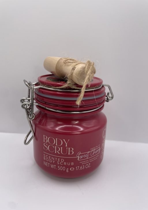 Sweet Cherry Scented Body Scrub – 17.63 oz (500 g)
